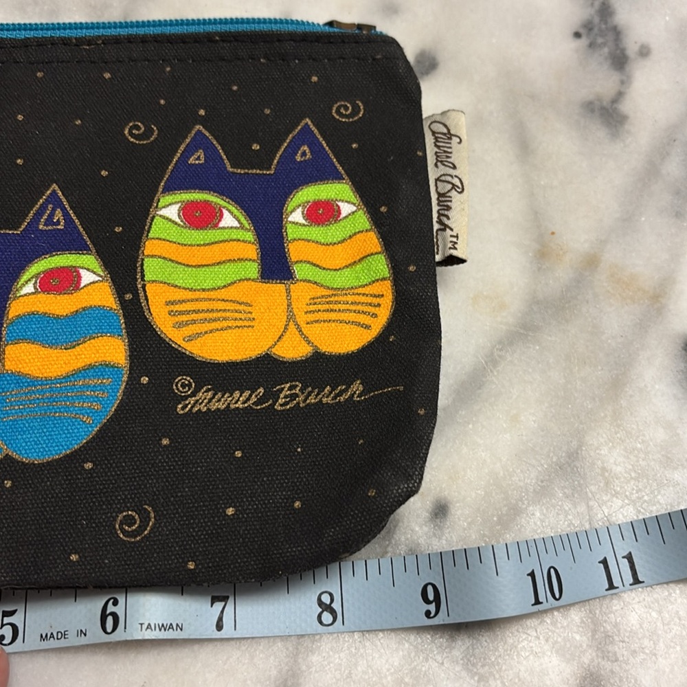 Laurel Burch Cat Design Pouch - Multicolor - Picture 6 of 9